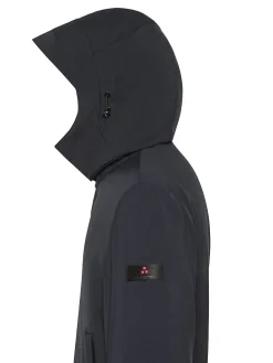 Parka Kruger con cappuccio staccabile blu