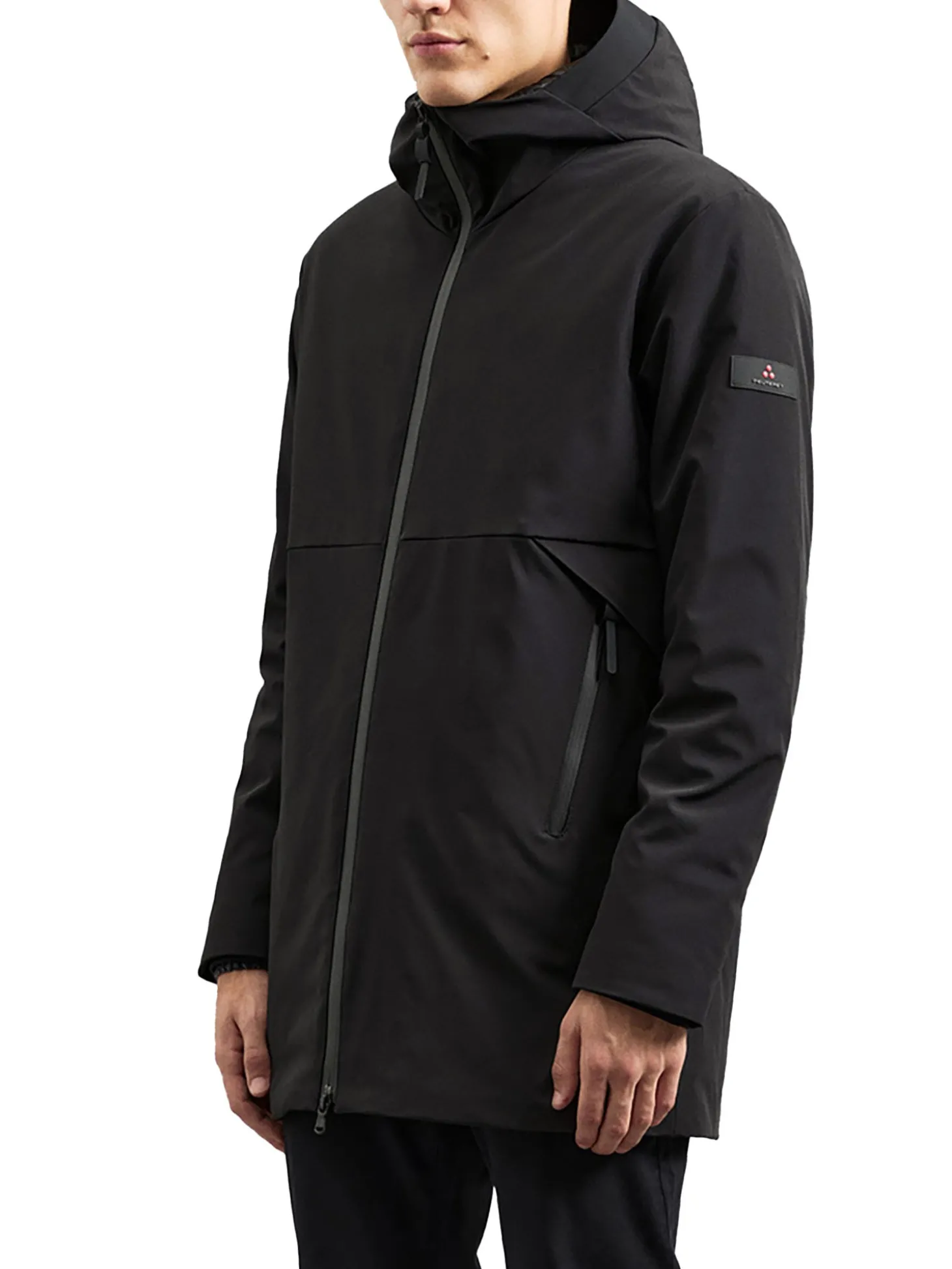 Parka Metide in tessuro Primaloft nero