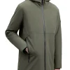 Parka Metide in tessuro Primaloft verde