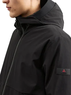 Parka Metide in tessuro Primaloft nero