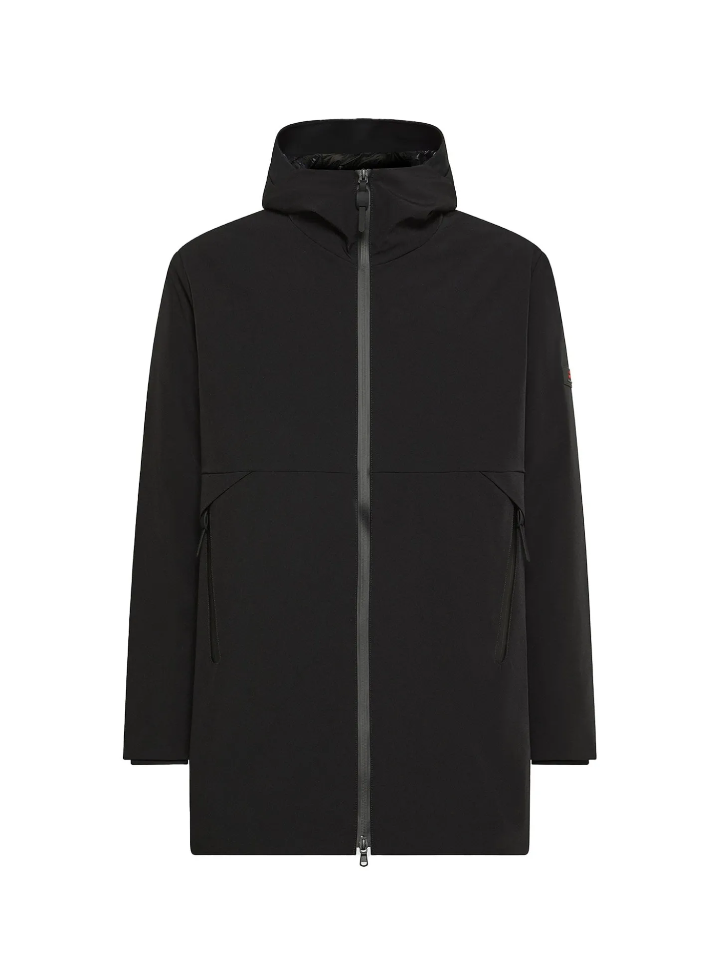 Parka Metide in tessuro Primaloft nero