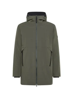 Parka Metide in tessuro Primaloft verde