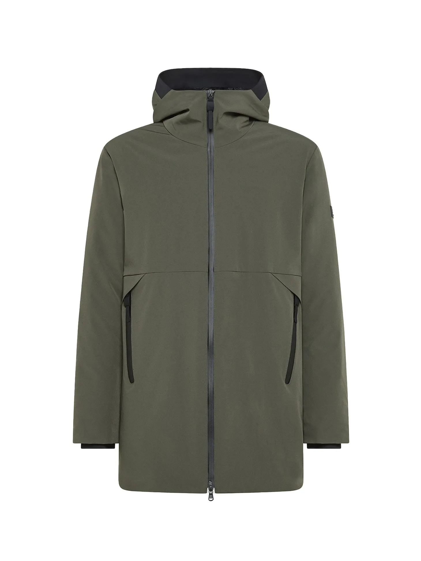 Parka Metide in tessuro Primaloft verde