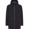 Parka Metide in tessuto Primaloft blu