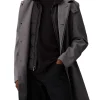 Parka technical lana grigio medio