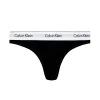 Perizoma con fascia elastica nero/bianco