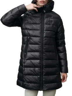 Piumino zip con cappuccio Adelaide bianco