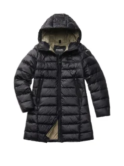 Piumino zip con cappuccio Adelaide bianco