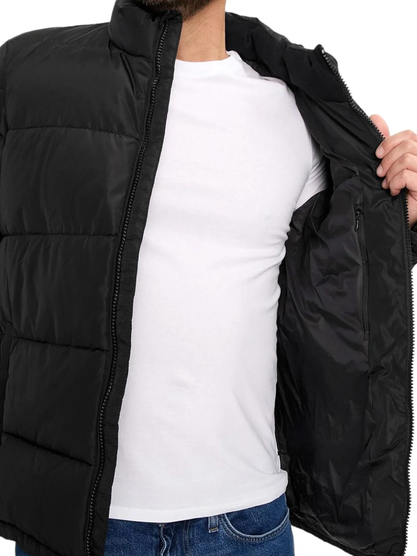 Piumino zip Wury nero