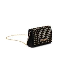 Pochette lavorata nero/oro