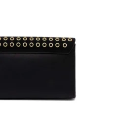 Pochette lavorata nero/oro