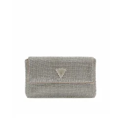 Pochette Zalina strass argento