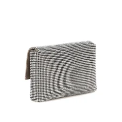 Pochette Zalina strass argento