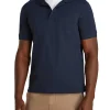 Polo in tessuto tech piquet blu