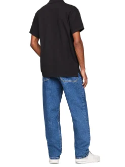 Polo TJM Badge Regular Fit nero