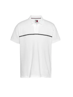 Polo Tjm reg badge bianco