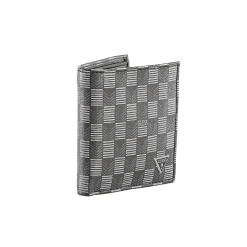 Portafogli bifold verticale W/coin Pocket Mito nero