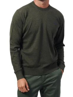 Pullover misto cashmere verdone