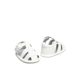 Sandalo cotone bianco