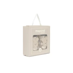 Scarpe sportive neonato con velcro e pelliccia beige/blu