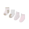 Set 4 pack calzini neonata rosa multi