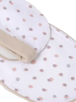 Set 3 pezzi tutina cappello e bavetta beige