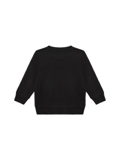 Set composto da t-shirt, felpa e pantaloni monogram nero