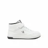 Sneaker alta junior bianco