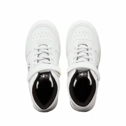 Sneaker alta junior bianco