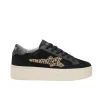 Sneakers Big Katy con inserti in suede nero