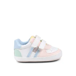 Sneakers bimba in velcro flag multicolor