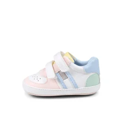 Sneakers bimba in velcro flag multicolor