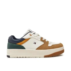 Sneakers junior basse con inseriti multicolor