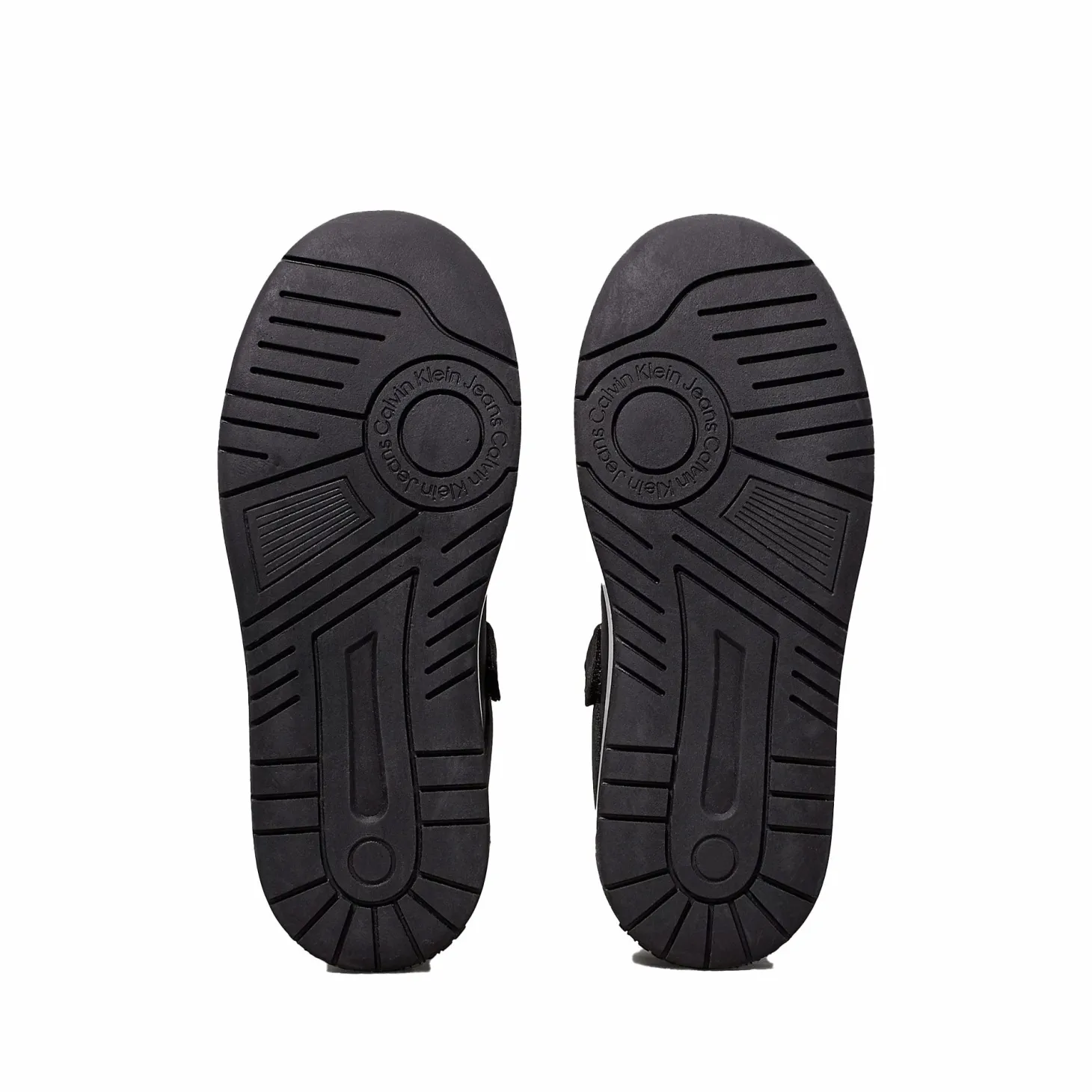 Sneakers junior in ecopelle nero/bianco