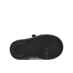 Sneakers kids con chiusura a velcro con logo posteriore nero