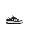 Sneakers kids in ecopelle nero/bianco