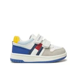 Sneakers kids in velcro flag multicolor