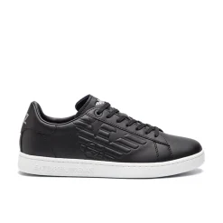 Sneakers logo impresso nero