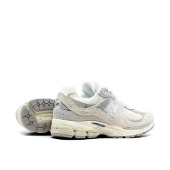 Sneakers M2002 suede e mesh panna