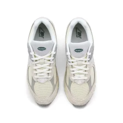 Sneakers M2002 suede e mesh panna