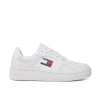Sneakers retro stile basket bianco