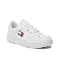 Sneakers retro stile basket bianco