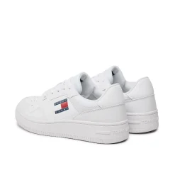 Sneakers retro stile basket bianco