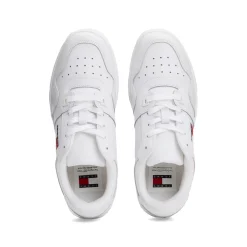 Sneakers retro stile basket bianco