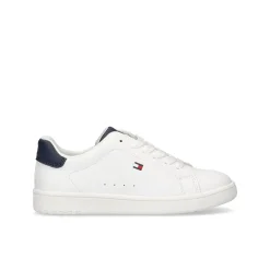 Sneakers teen con lacci bianco/blu