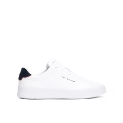 Sneakers TH court leather bianco/blu