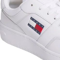 Sneakers TJM Retro stile basket bianco