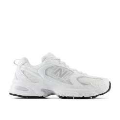 Sneakers U530 sintetico e mesh bianco