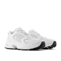 Sneakers U530 sintetico e mesh bianco