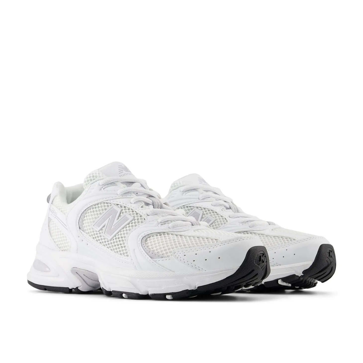 Sneakers U530 sintetico e mesh bianco